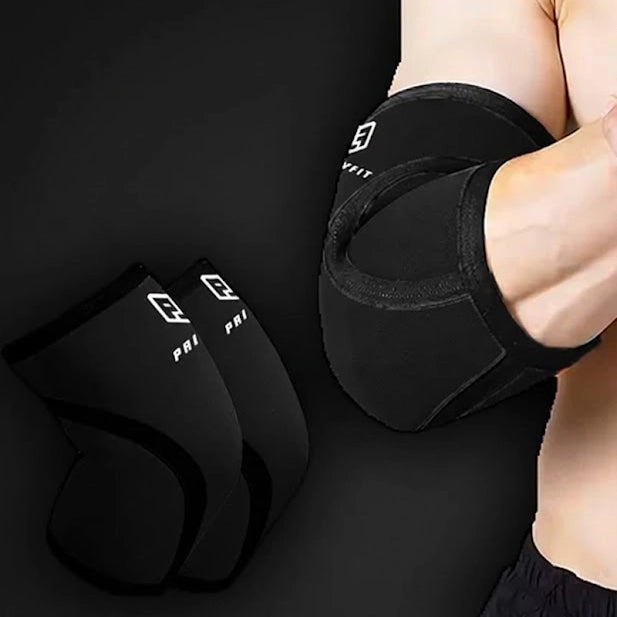 Privfit 7mm Elbow Support - Black (Pair)